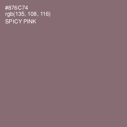 #876C74 - Spicy Pink Color Image